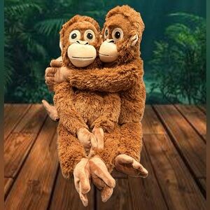 DJUNGELSKOG 26” IKEA Soft Toys Orangutan Pair (2)